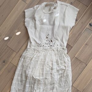 Free People Cream Maxi Dress